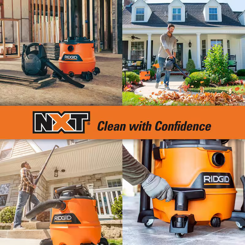 16 Gallon 6.5 Peak HP Wet/Dry Shop Vacuum with Detachable Blower T31106