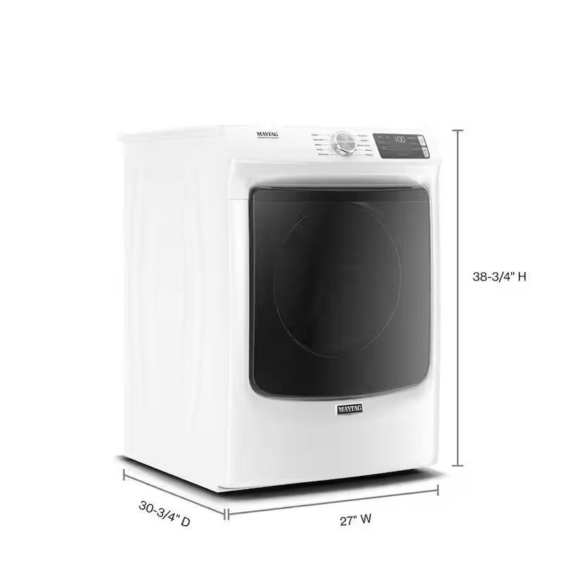 7.3 cu. ft. White Stackable Electric Vented Dryer G65533