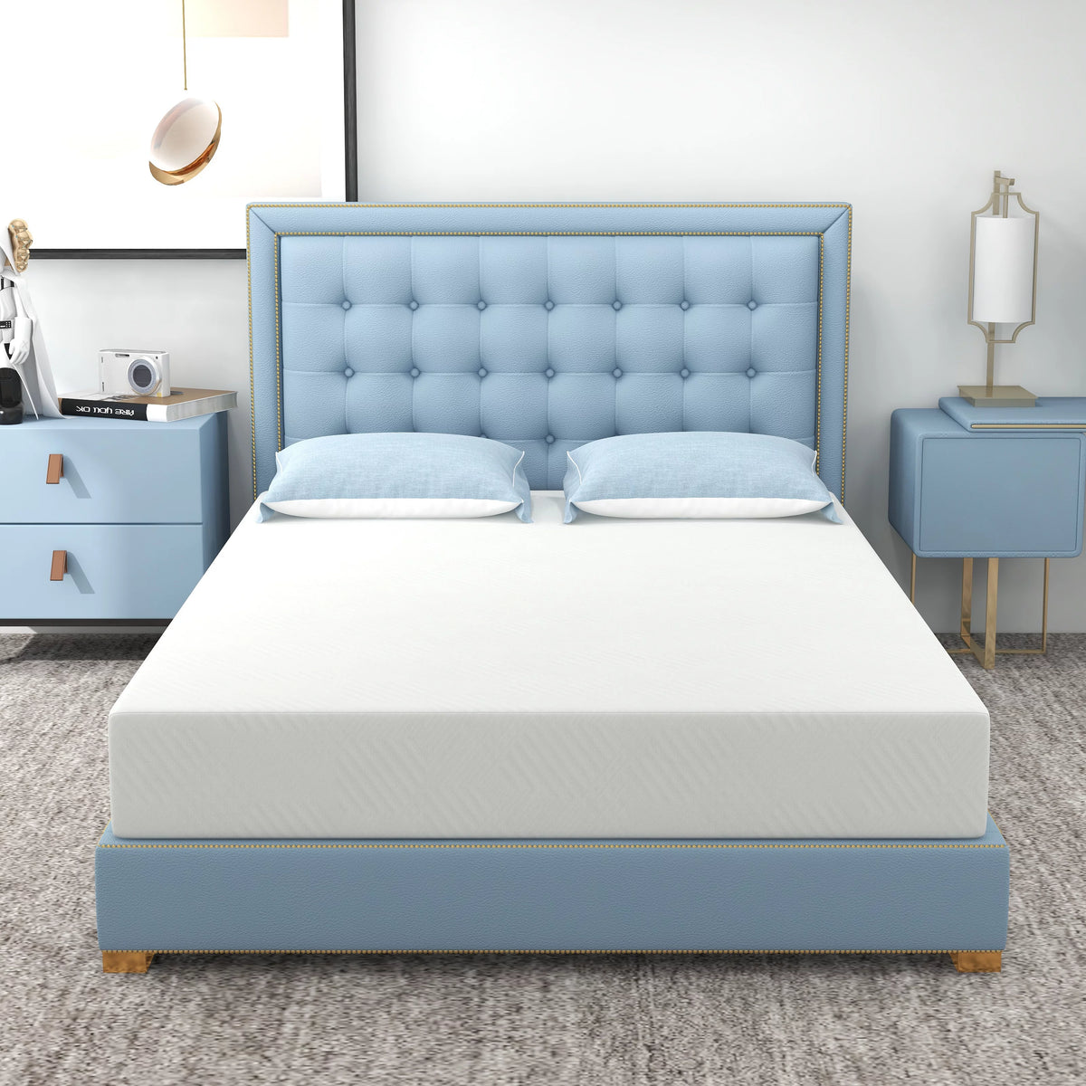 8 inch Full Size Gel Memory Foam Mattress X6444