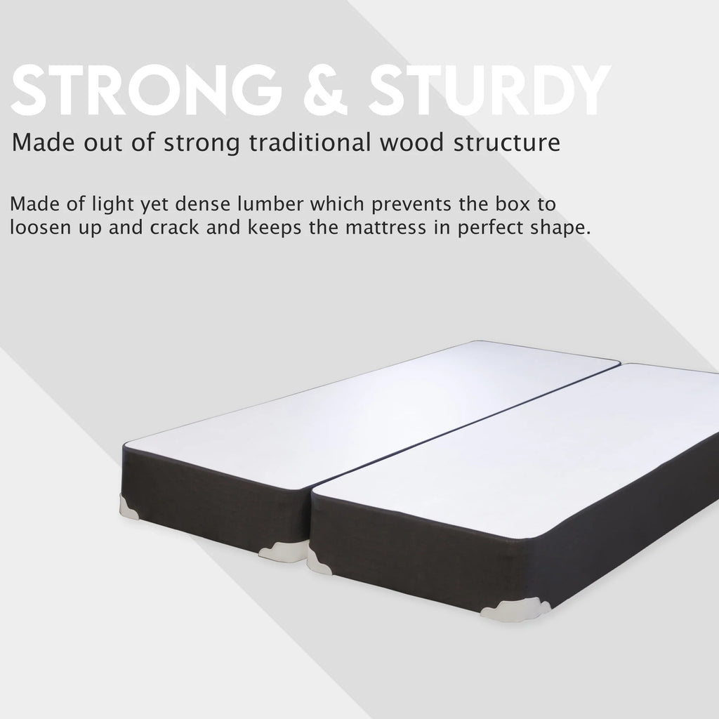 Queen Wood Box Spring/Foundation for Mattress O891297