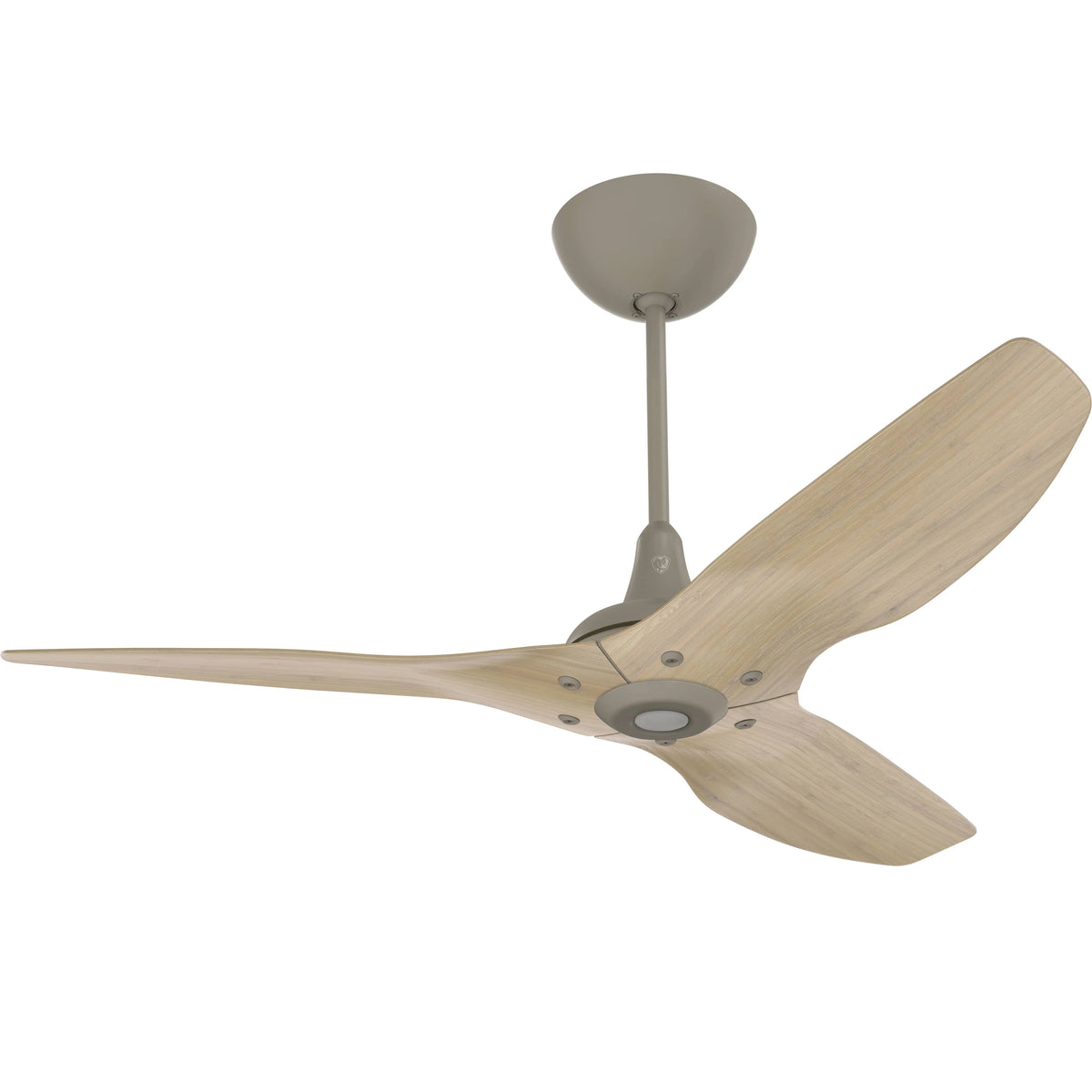 52 Ceiling Fan with Natural Bamboo Blades and Satin Nickel Finish Y450