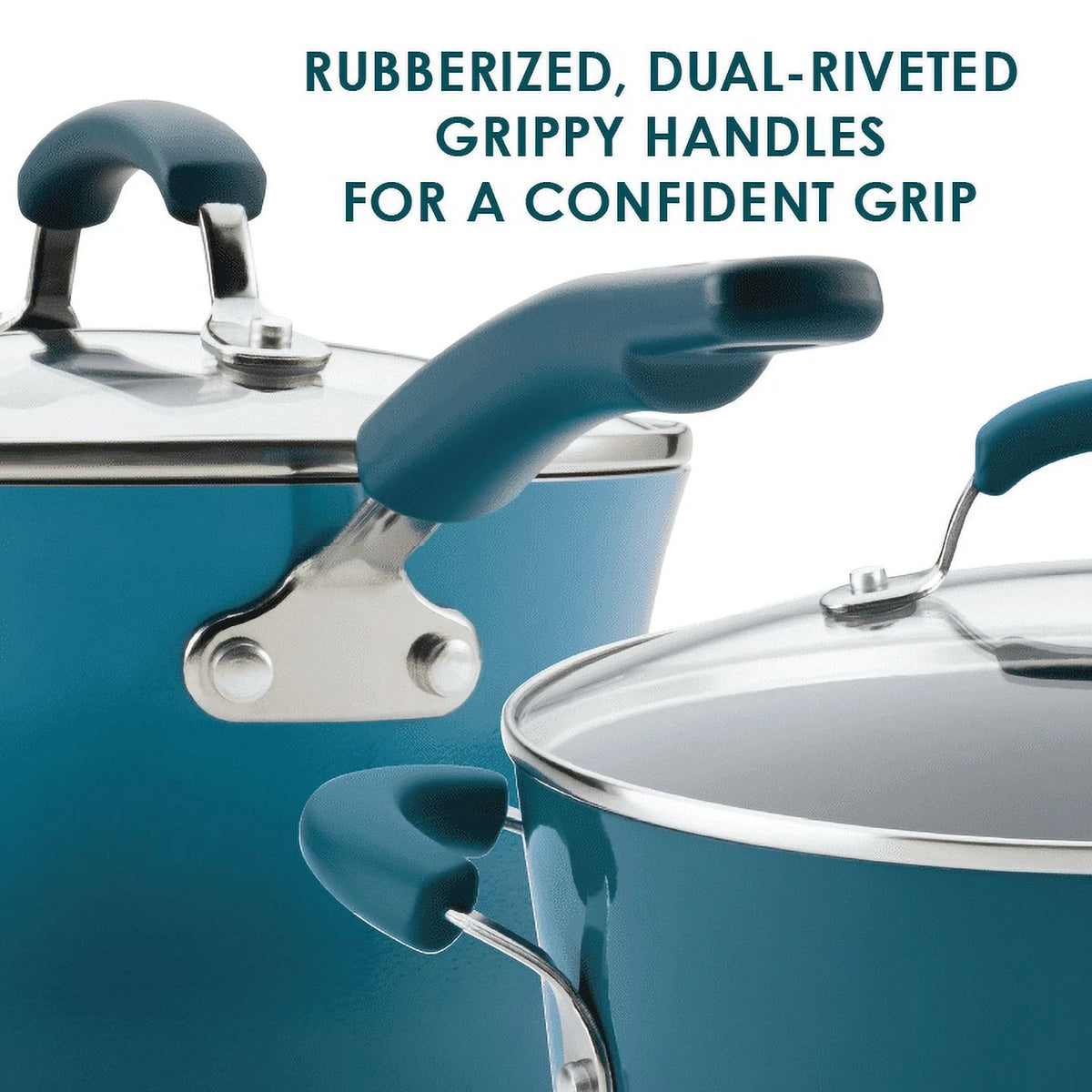 14 Piece Non-stick Hard Enamel Cookware Set E285