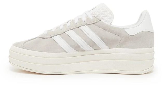 adidas Gazelle Bold Women's Sneakers – Grey / White (HQ6893)