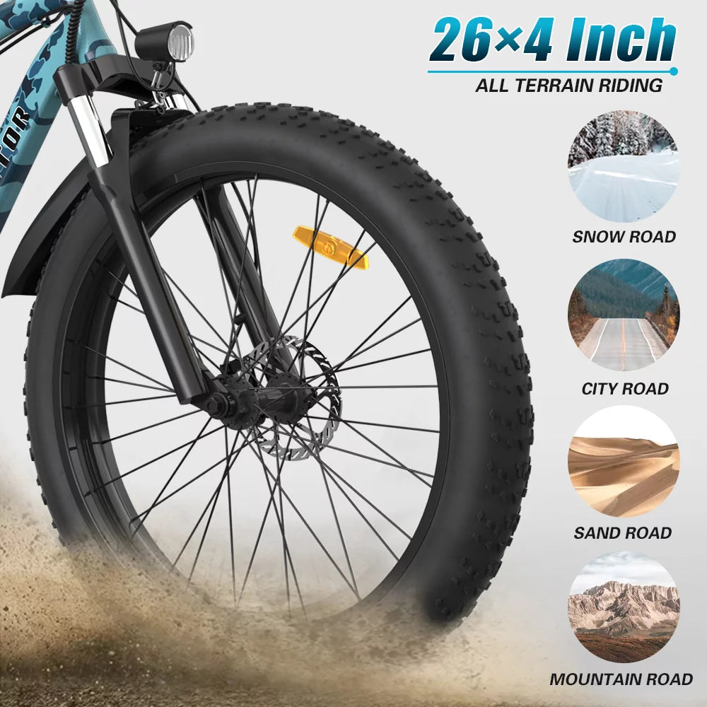 750W 48V 13AH Fat Tire Electric Mountain Bike I33270