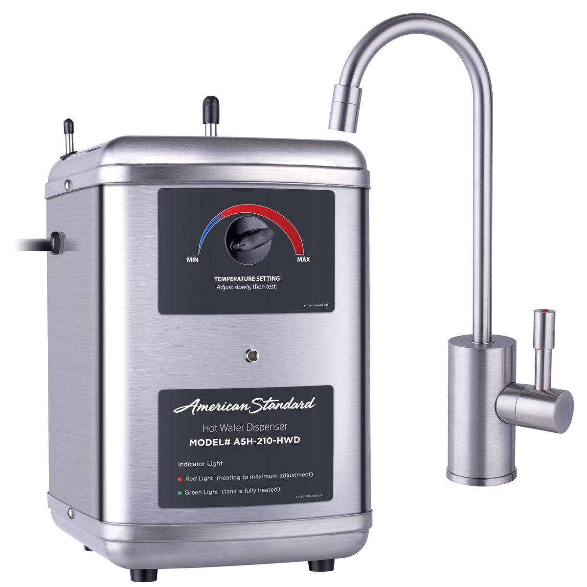 1300W Single Handle Brushed Nickel Kitchen Hot Water Dispenser P43457