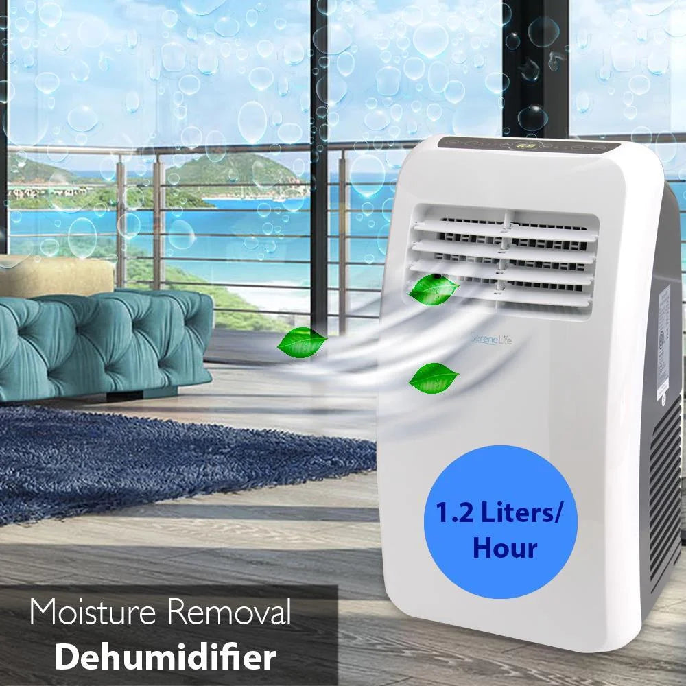 8,000 BTU Portable Air Conditioner with Dehumidifier and Fan Modes Z447913