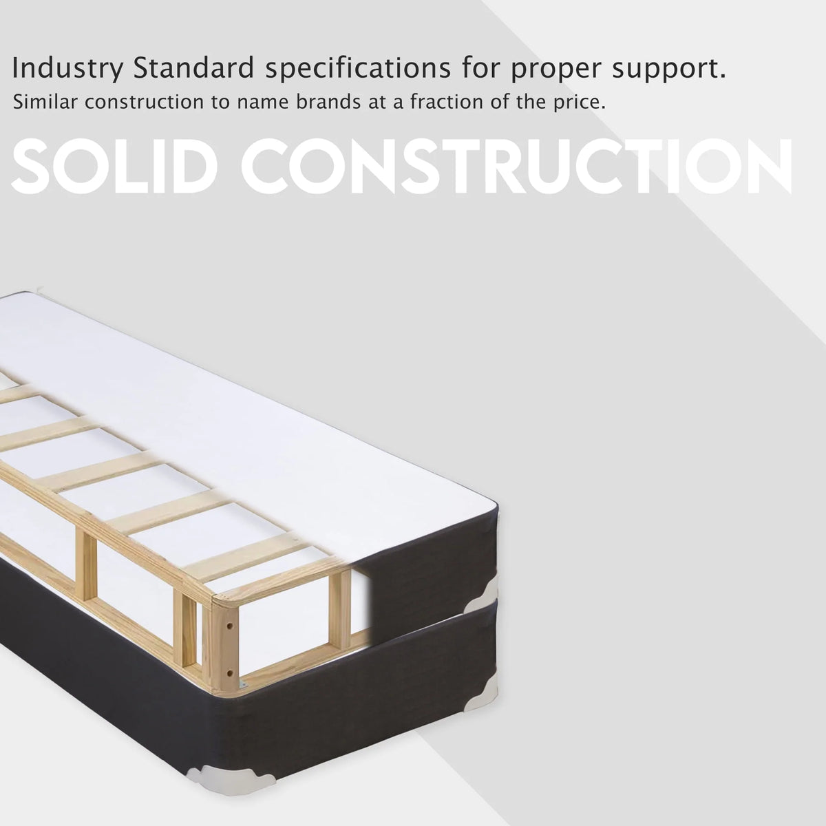 Queen Wood Box Spring/Foundation for Mattress O891297
