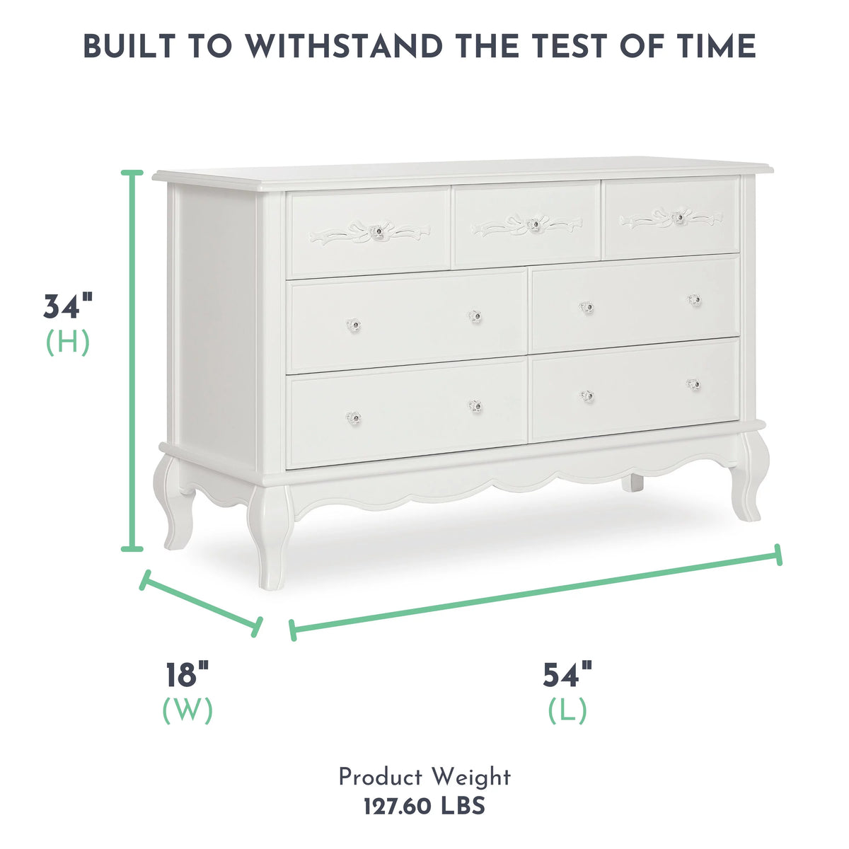 7 Drawer Double Dresser E16481