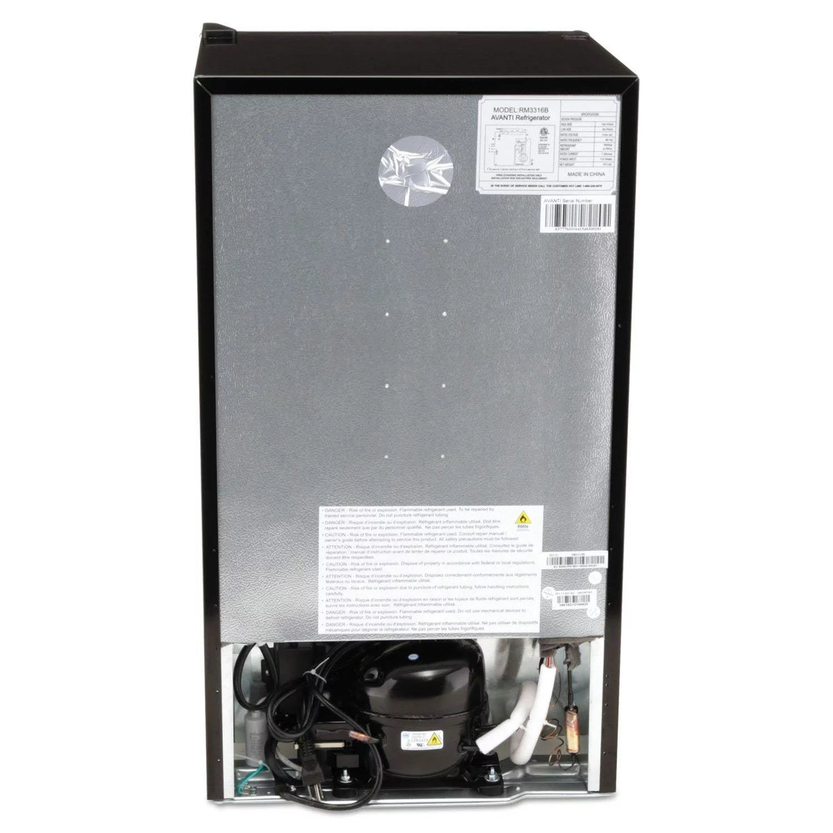 3.3 Cu Ft Compact Mini Fridge Refrigerator Z629