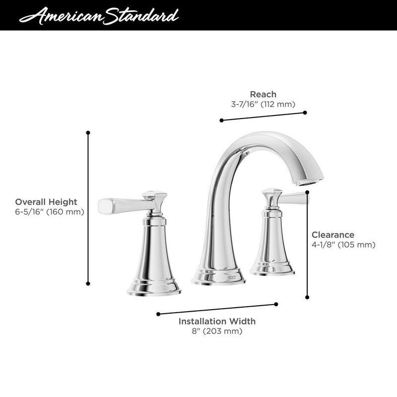 8 in. Widespread Double Handle Bathroom Faucet in Legacy Bronze 2-Pack E50887