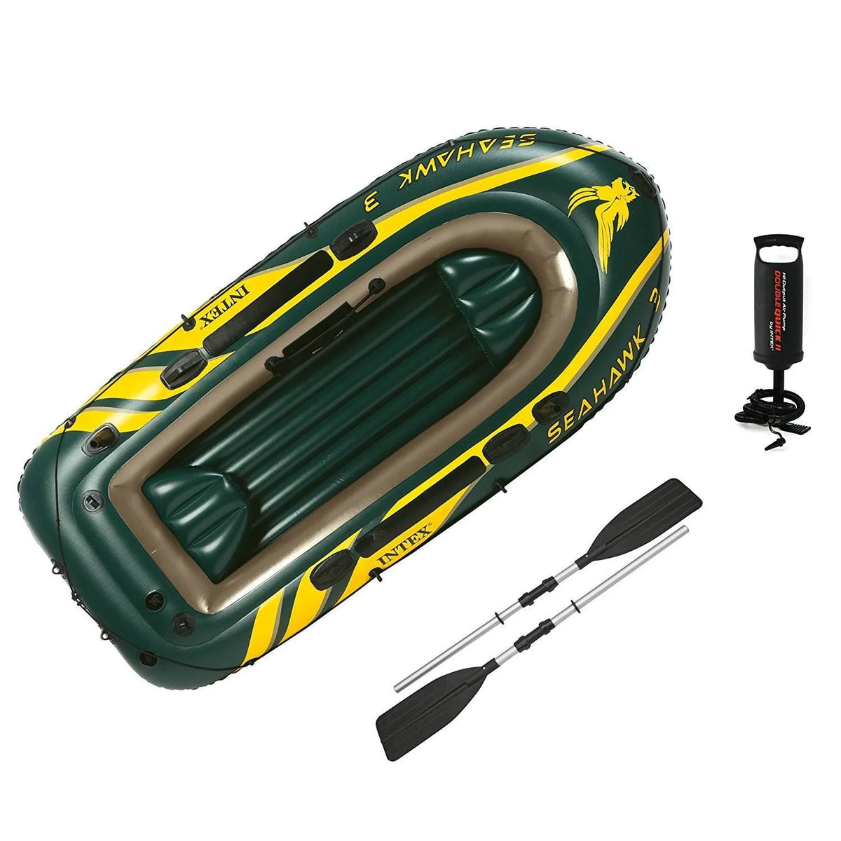 3 Person Inflatable Boat Set with Oars & Pump (2 Pack) U307