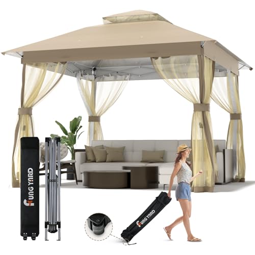 10x10 Pop Up Gazebo with Mosquito Nettings R6389