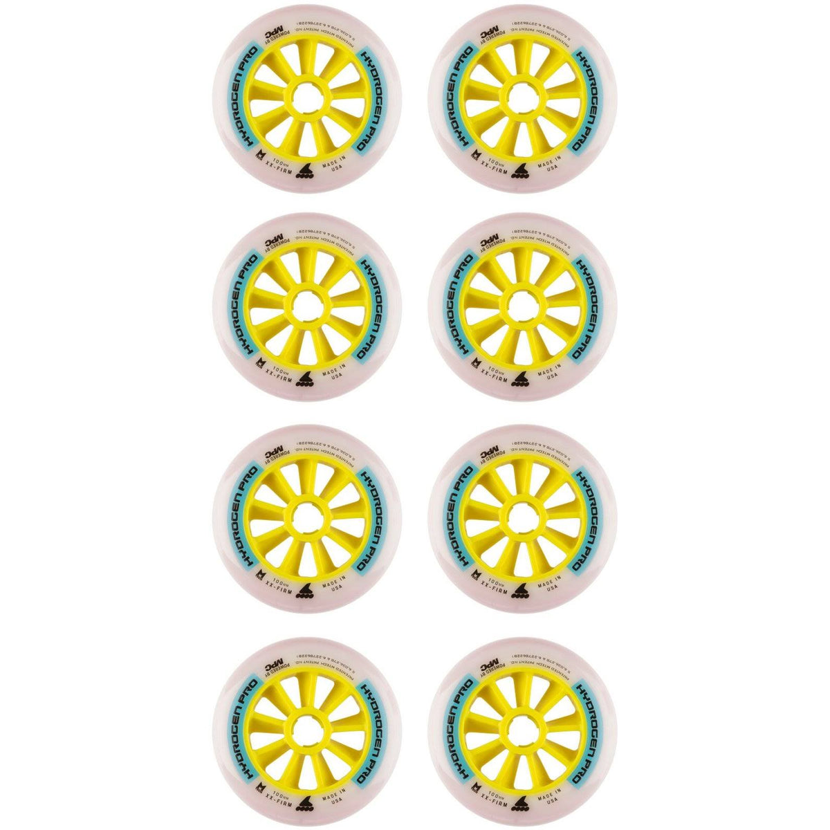 100mm Inline Skate Wheels 8-Pack B53088