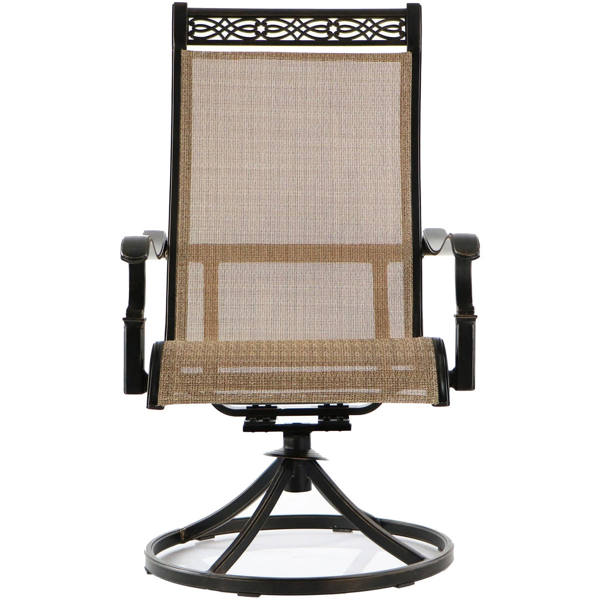 11-Piece Outdoor Dining Set with 10 Swivel Rockers and 60" x 84" Table Y654