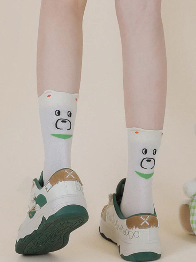 Cute Cartoon Bear Socks H68194