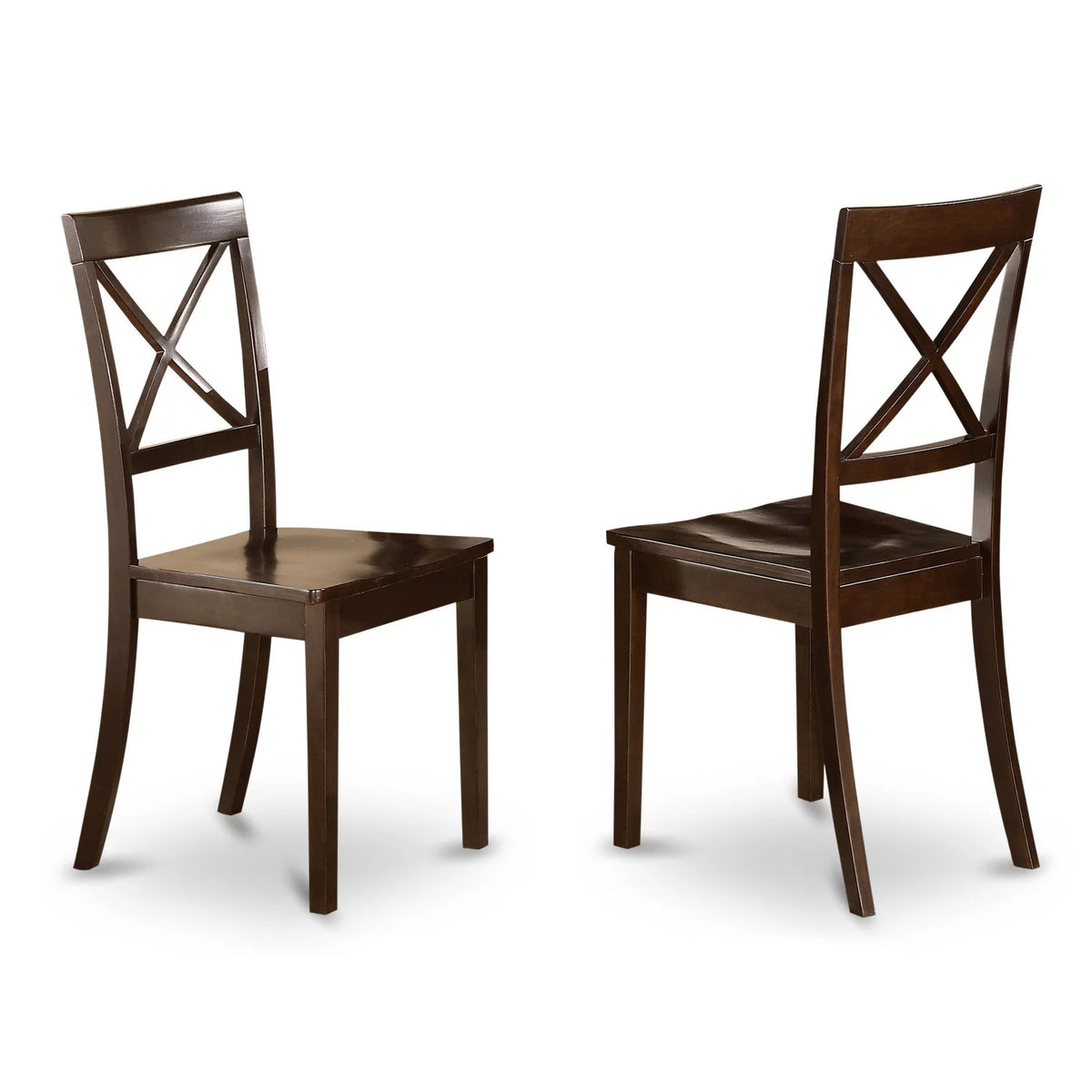 5 Piece Rectangular Dining Table Set with Wooden Seat Chairs H688224