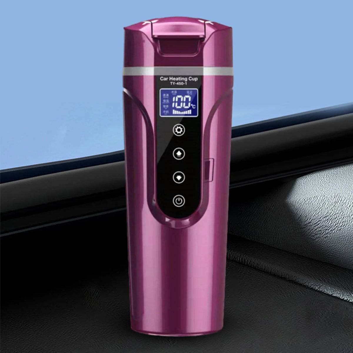 450ml 12V Car Electric Travel Kettle 304 Stainless Steel O4154