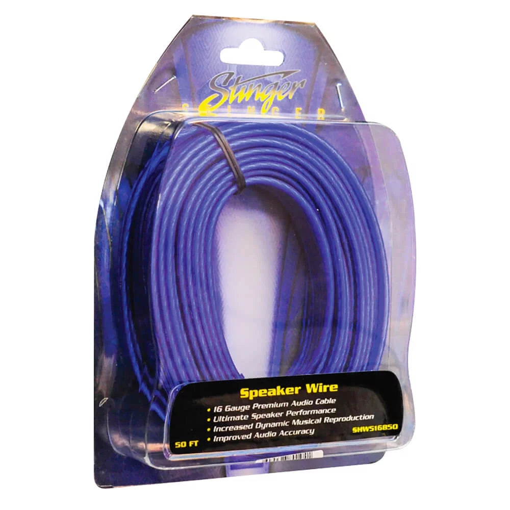 50 ft. 16 Gauge Blue Speaker Wire K215354