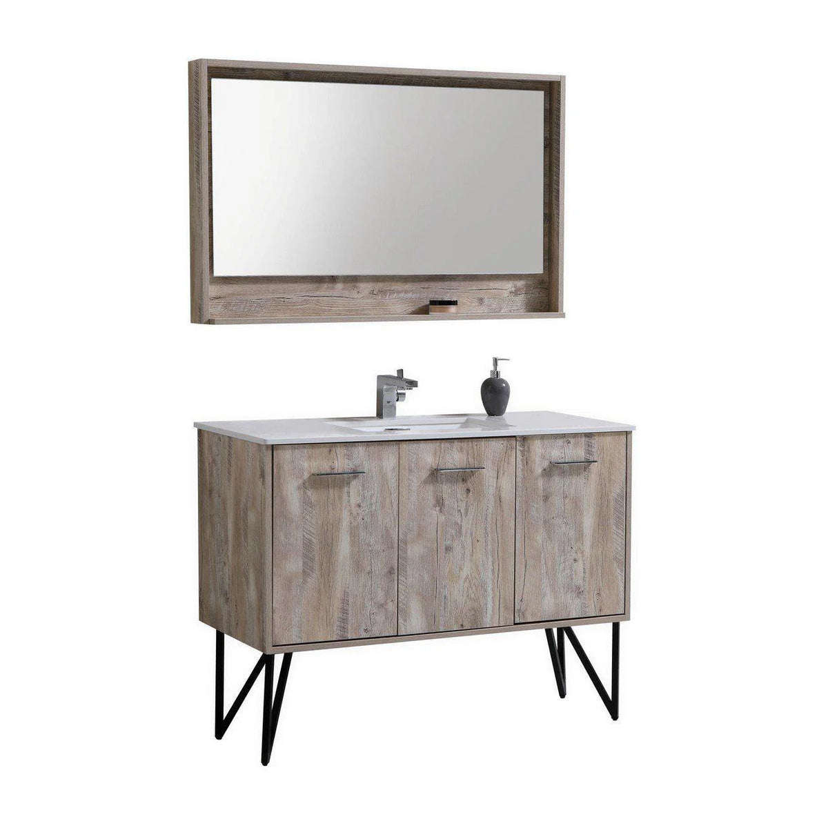48 in. Modern Bathroom Vanity with Quartz Countertop M494