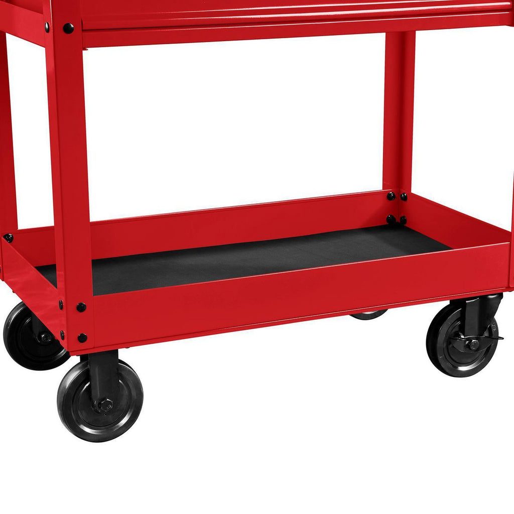 30 in. 4-Drawer Tech Cart, Red M7118