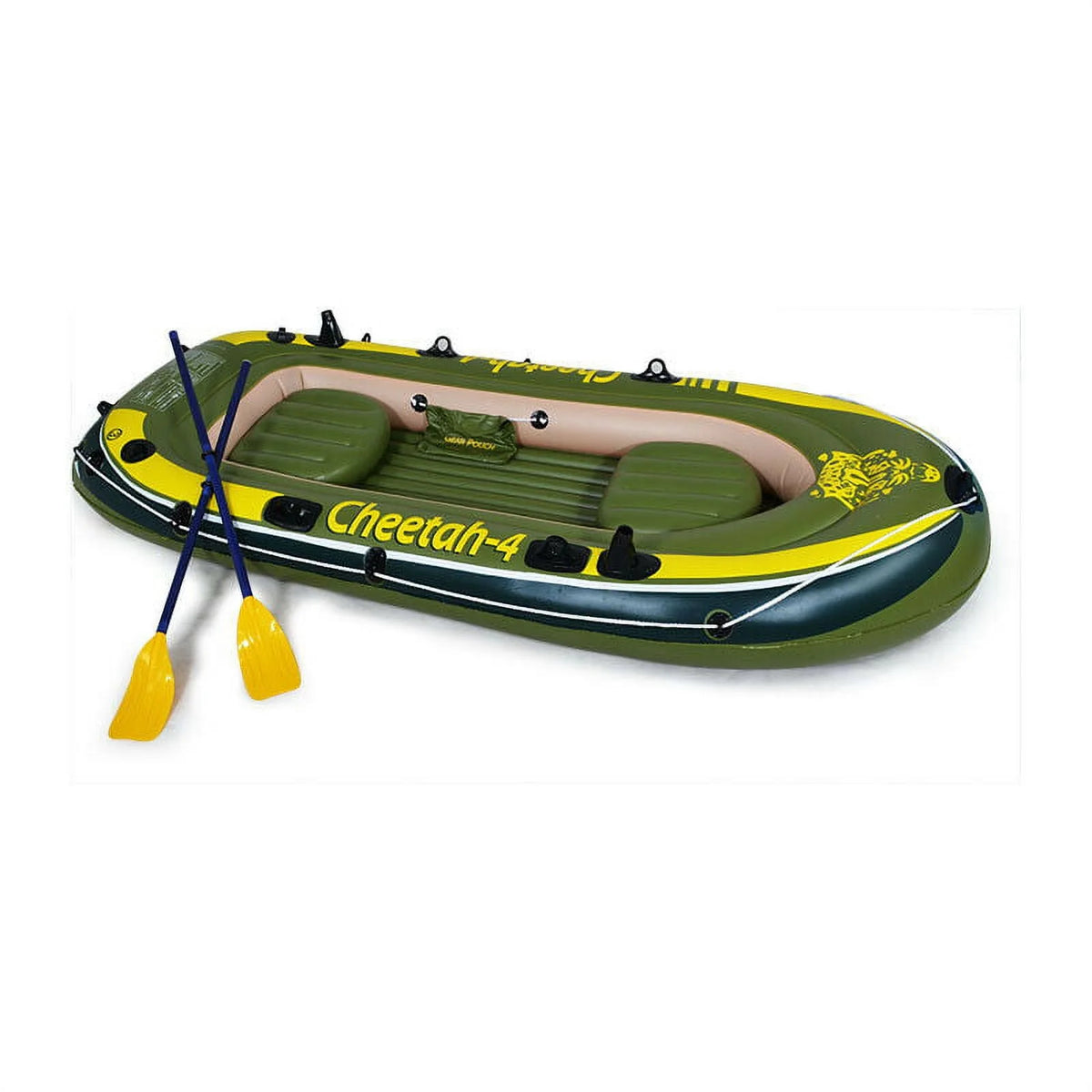 3 Person Inflatable Boat Set with Oars & Air Pump J73257