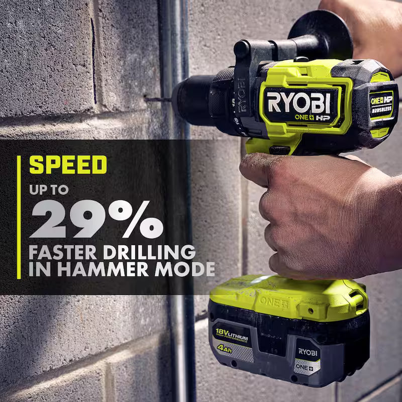18V Brushless Cordless 1/2 in. Hammer Drill X93766