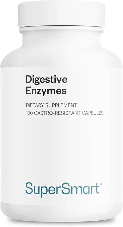 15-in-1 Digestive Enzymes Supplement with Lipase Bromelain Amylase Lactase Protease Invertase 100 Delayed Release Capsules X881614