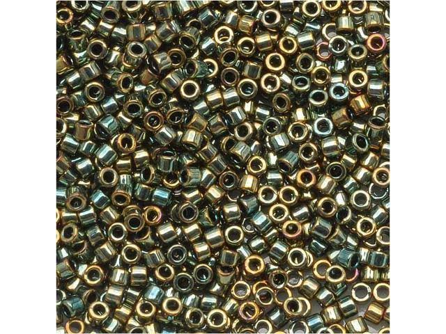 11/0 Metallic Green Bronze Seed Beads N376467