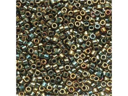 11/0 Metallic Green Bronze Seed Beads N376467