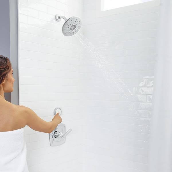 4-Function Shower Head 2.5 GPM Polished Chrome L77218