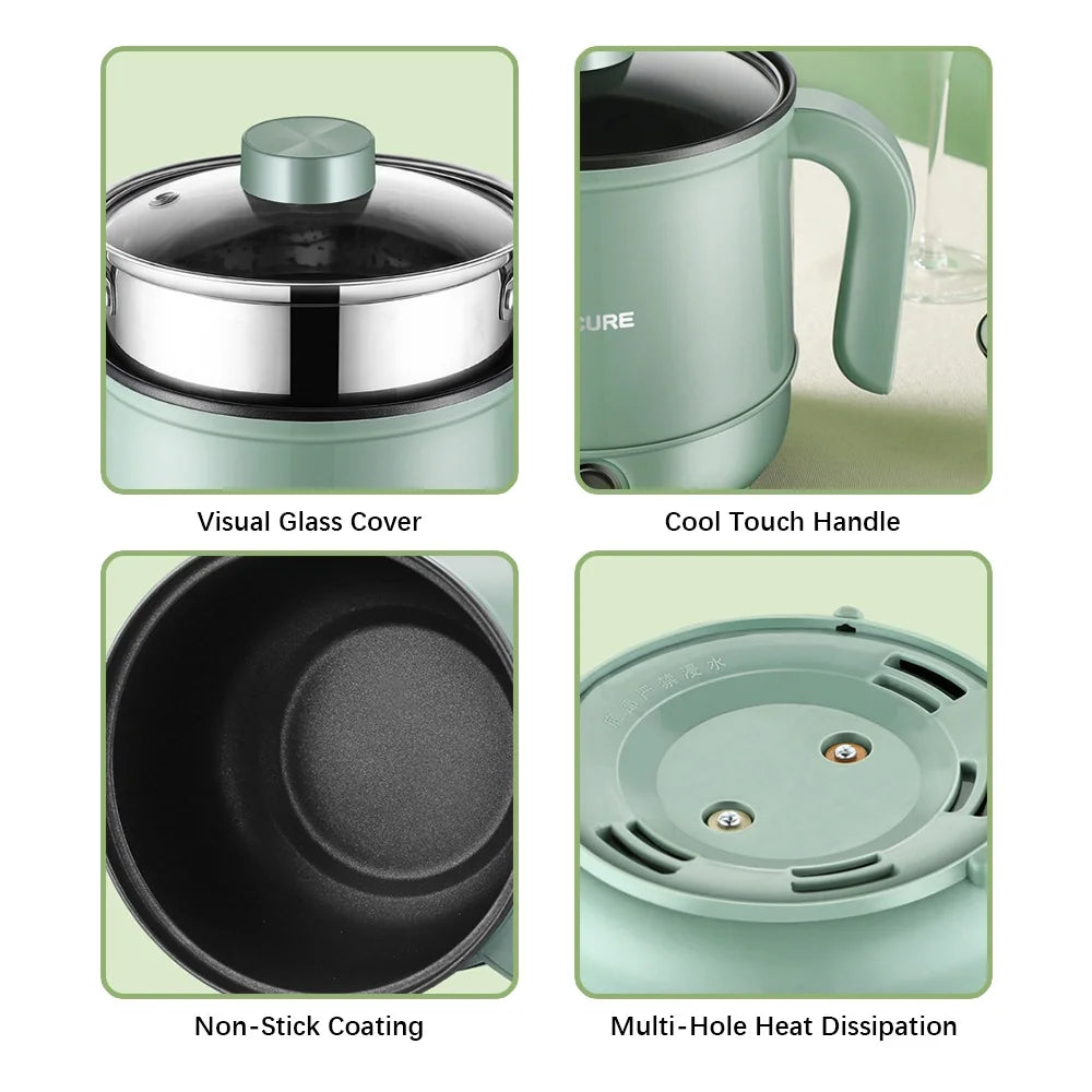 1.7L Electric Cooker with Steamer and Dual Control R429896