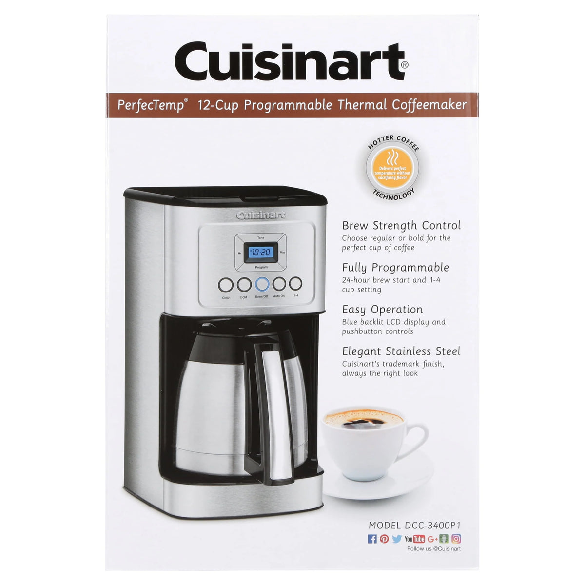12 Cup Programmable Thermal Coffeemaker P563