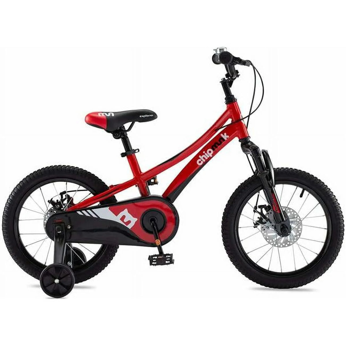 16 Inch Front Suspension Disc Brakes Red Kids Bike J413