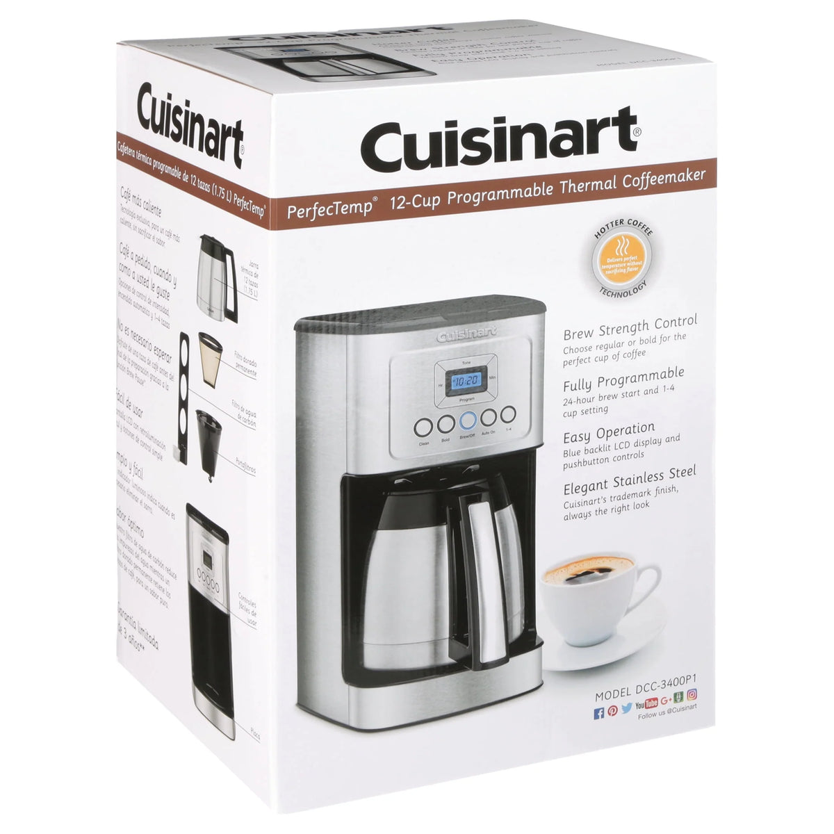 12 Cup Programmable Thermal Coffeemaker P563