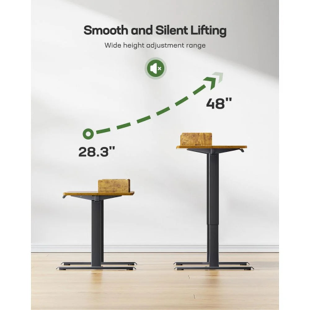 Adjustable Height Electric Standing Desk 55 x 24 Inches S597003