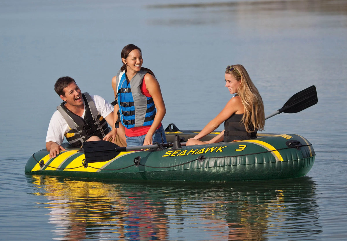 3 Person Inflatable Boat Set with Oars & Pump (2 Pack) U307