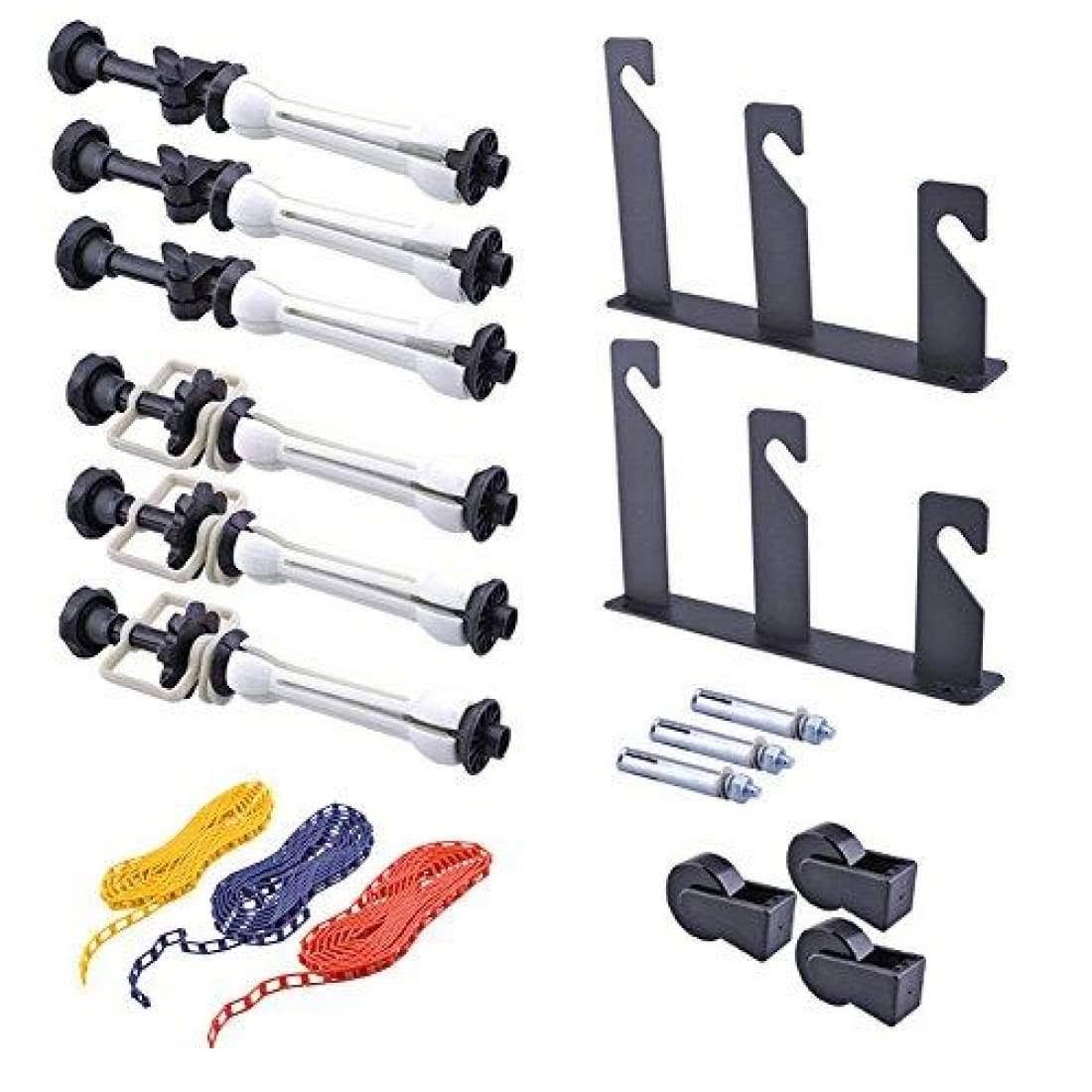 3 Roller Wall Mounting Manual Background Support System H7482