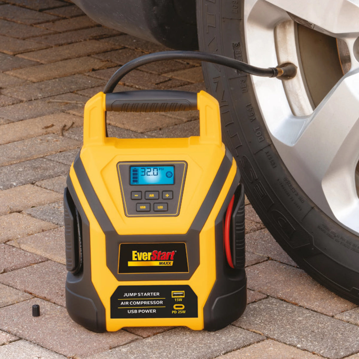 1600 Amp Lithium Jump Starter with Air Compressor H29893
