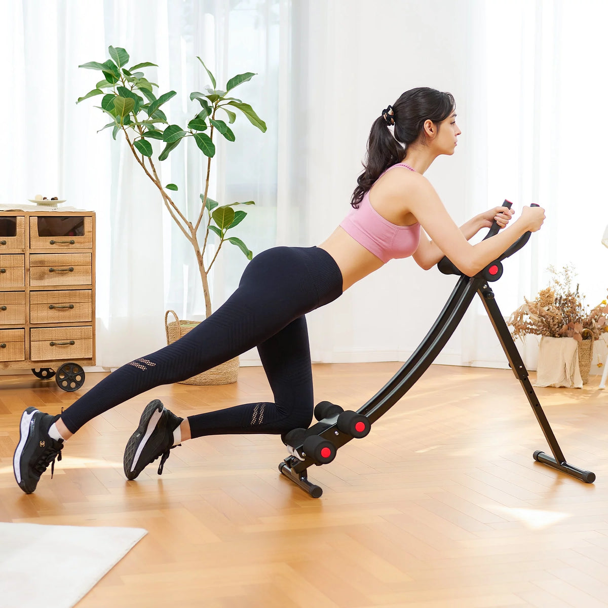 Ab Core Trainer with Display and 4 Incline Levels V54659