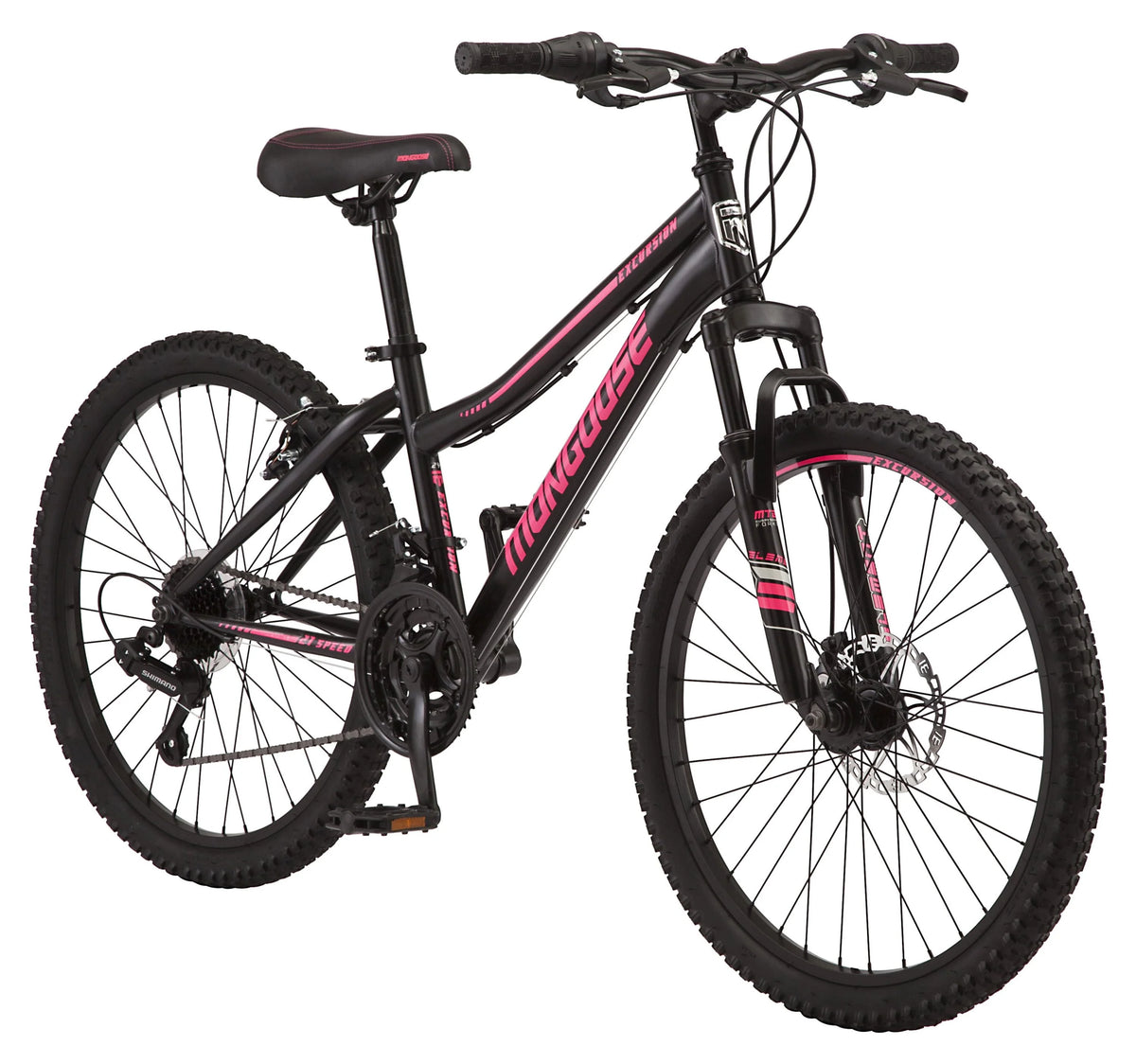 24-in. Black 21 Speeds Mountain Bike C67403