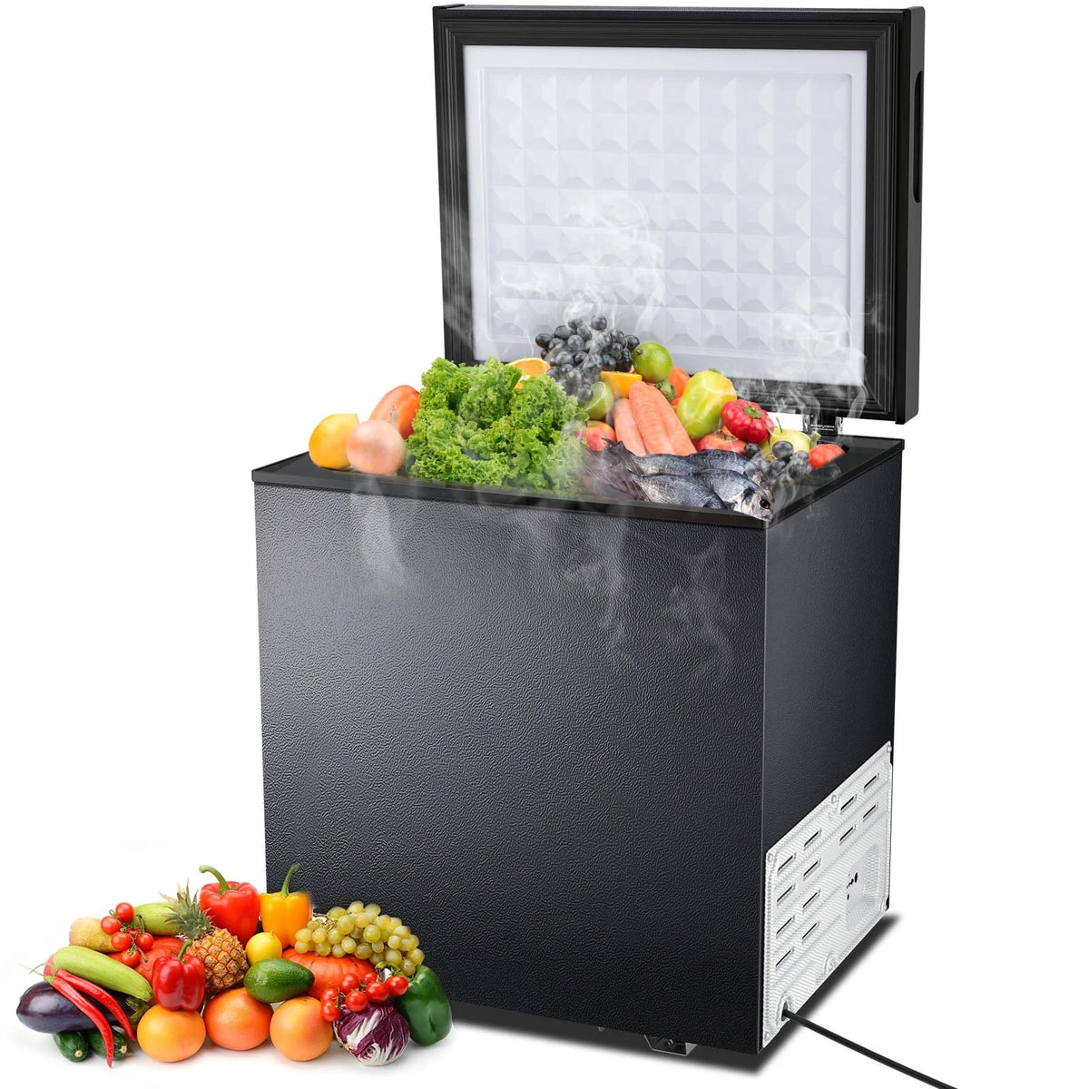 1.8 Cu.ft Black Compact Freezer R4497