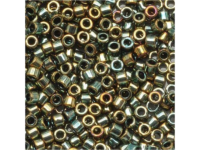 11/0 Metallic Green Bronze Seed Beads N376467