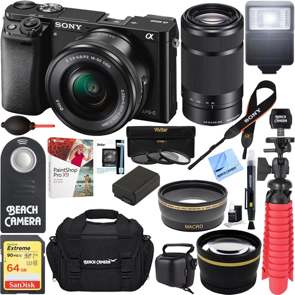 24.3MP Mirrorless Camera with 16-50mm & 55-210mm Lens Z217998