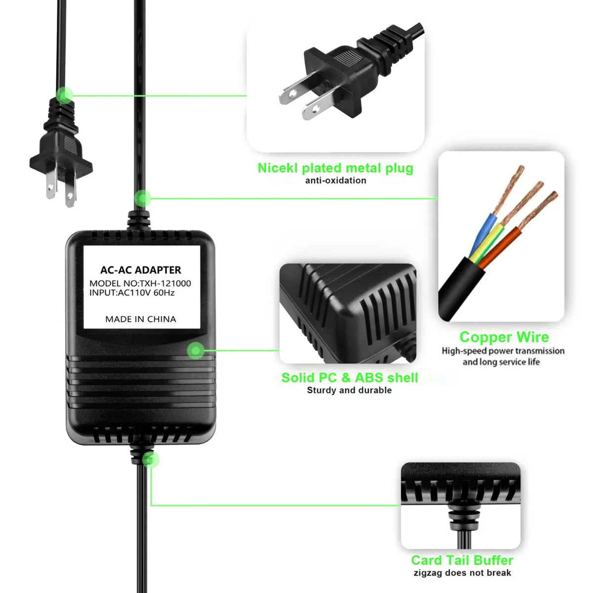 9V 2A AC Adapter W470