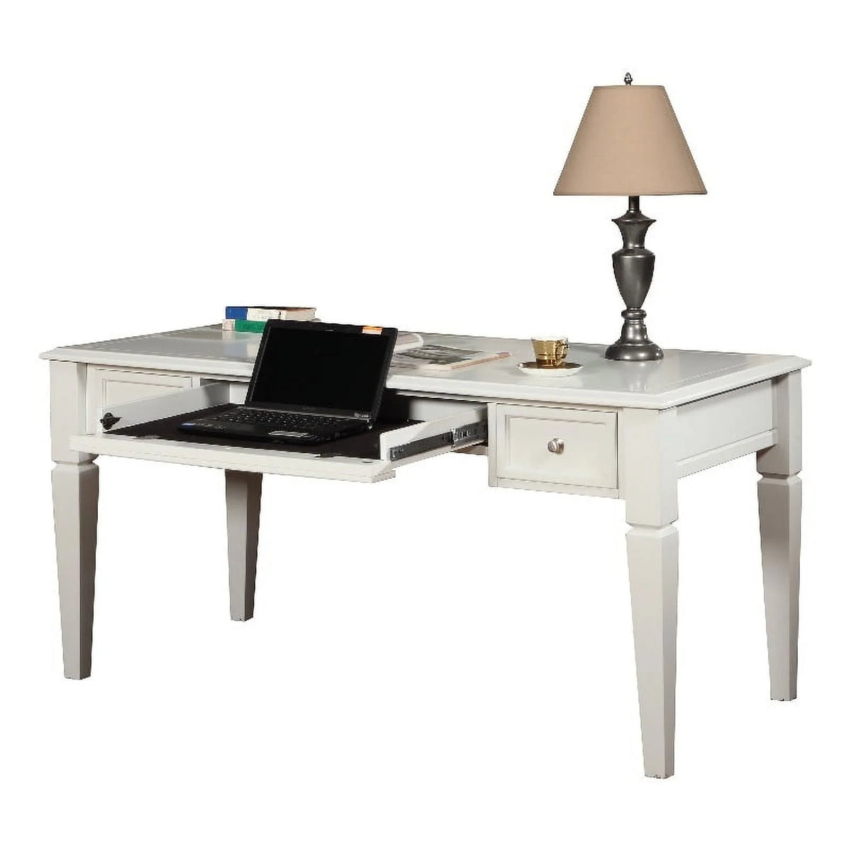 60" Transitional Wood Writing Desk I663