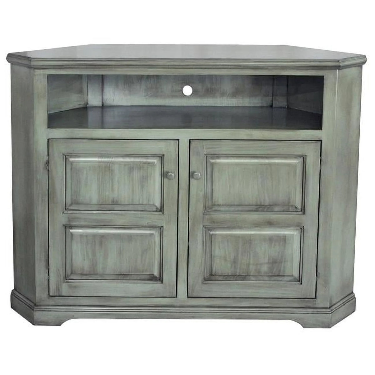 41 in. Poplar Tall Corner TV Stand M48620