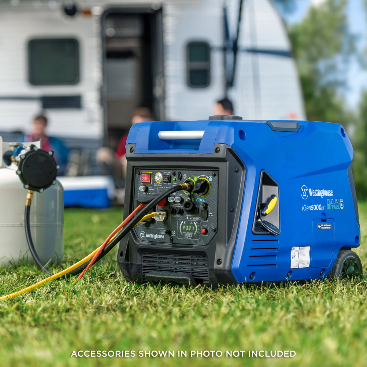 5000 Peak Watt Dual Fuel Portable Inverter Generator H3519