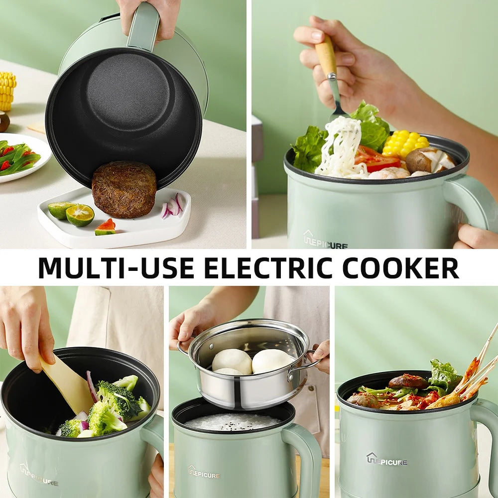 1.7L Electric Cooker with Steamer and Dual Control R429896