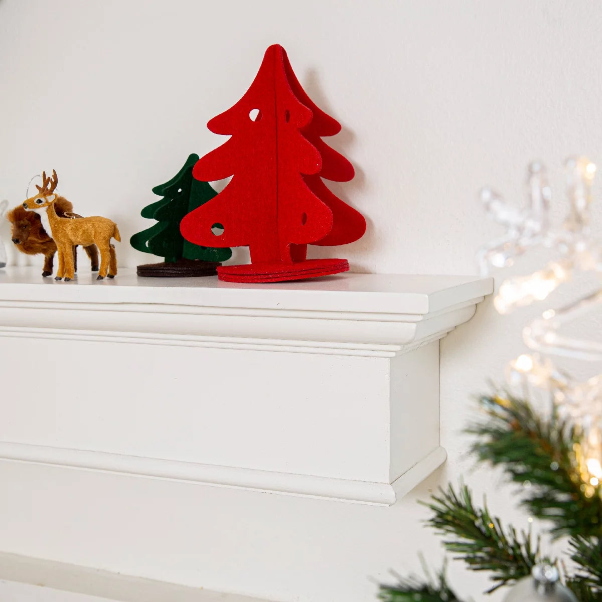72" White Rectangle Fireplace Mantel Wall Shelf U494383