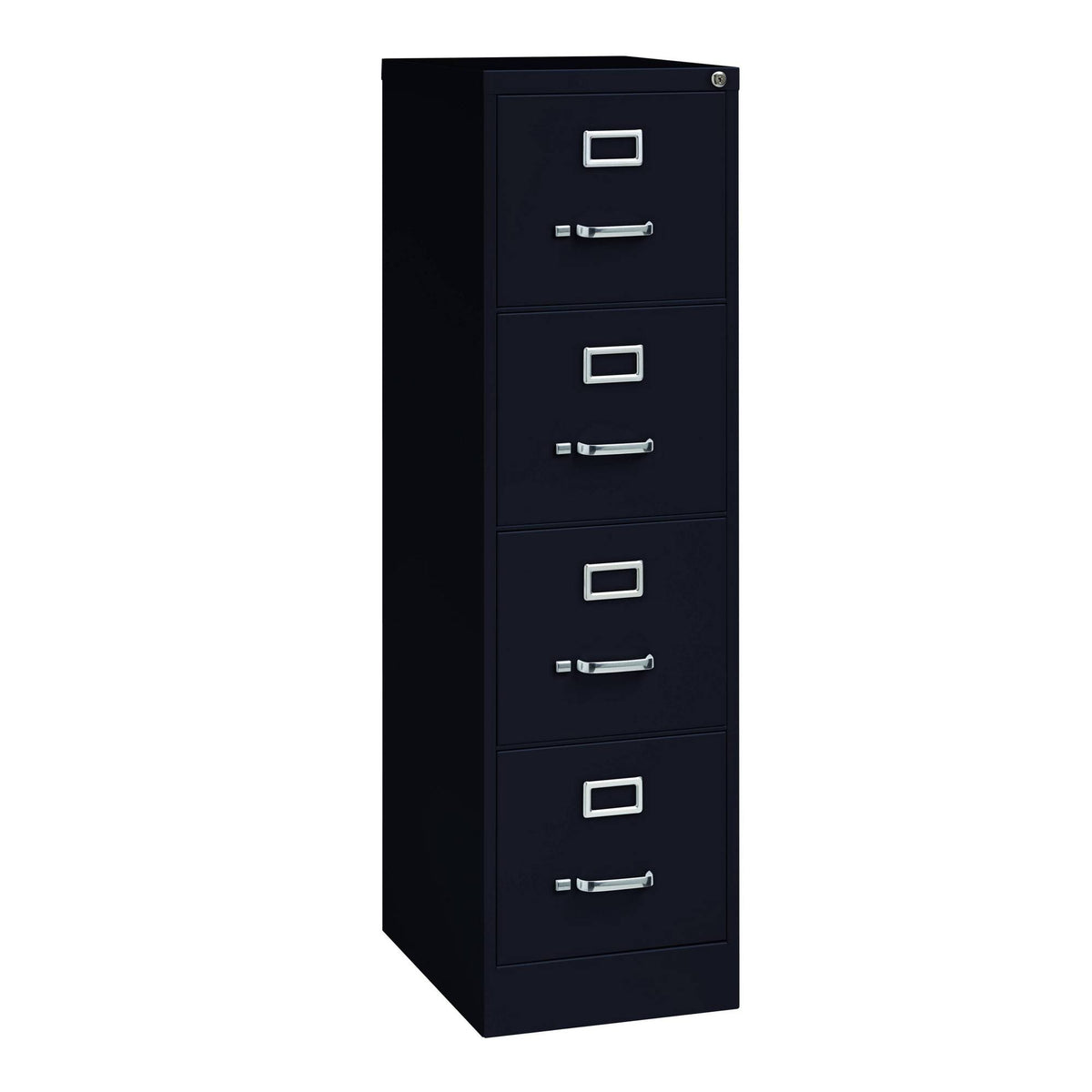 4 Drawer Letter Size File Cabinet Black L470